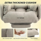 Reclining Desk Chair with Rolling Wheels,High Back Office Chair | Premium Home Decor - Grand Goldman