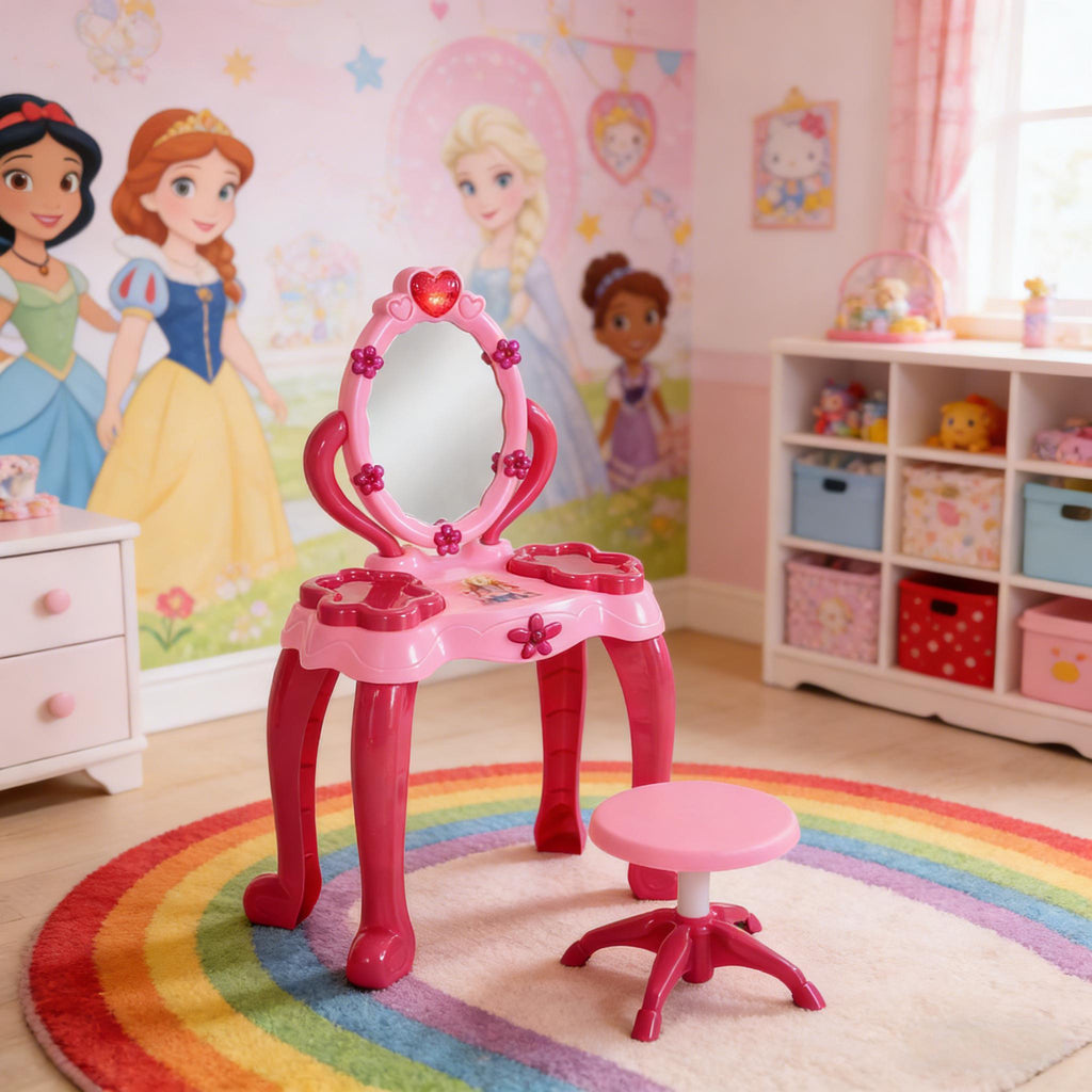 Kids Vanity Table,Kids Vanity Set - Grand Goldman