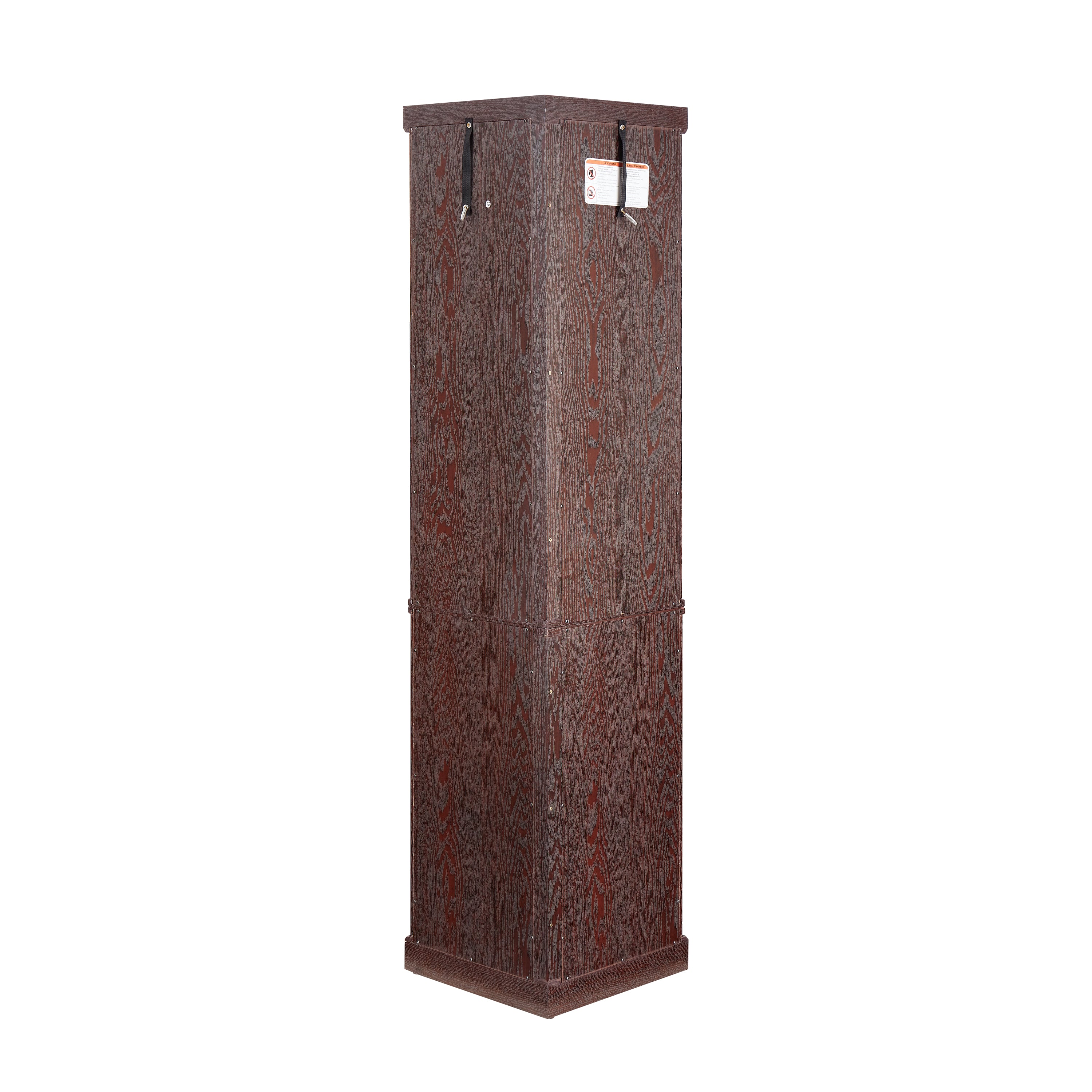 Corner Lighted Curio Cabinet Corner Glass Cabinet Lighted Curio Cabinet Corner Display Case for Living Room, Curio Cabinet, Antique collection, Wine,Bar Glass Storage Light Included,Dark Cherry - Grand Goldman Shop