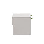 set of 2 nightstand with Modern Wall-Mounted Drawer Cabinet: Open Shelf, 3-Stage Rails, Carved Design, Anti-Wobble, DIY, for Bedroom/Living Room/Office - Grand Goldman Shop