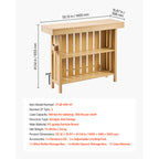 Home Bar Unit, Wine Bar Cabinet Table 3-Tier with Storage Shelves, Opener Storage Box & Adjustable Foot Pads, Black Footrest, Wood & Metal Liquor Cabinet for Home, Basement, Kitchen, Living Room - Grand Goldman Shop