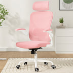 Ergonomic Office Chair, Home Office Desk Chair with Headrest, High Back Computer Chair with Armrests and Adjustable Lumbar Su