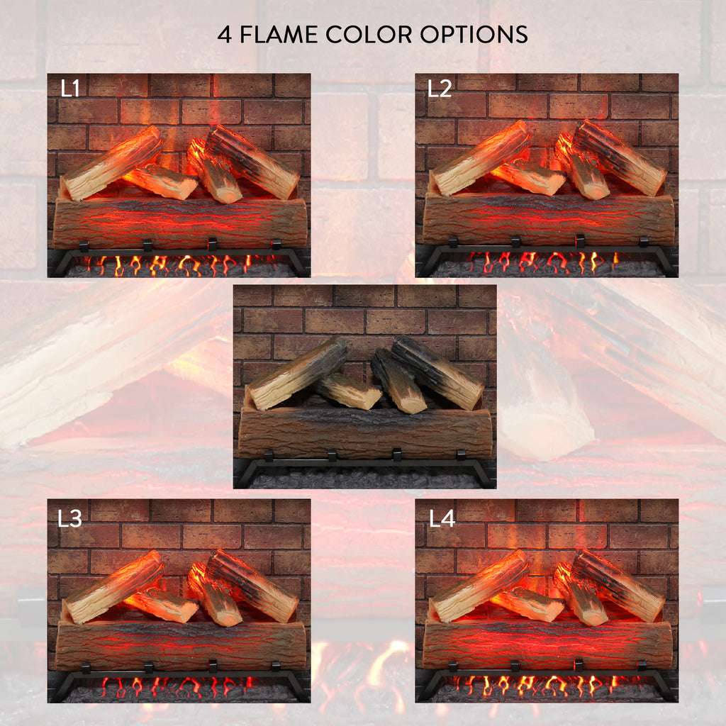 33 inch Infrared Electric Fireplace with Removable Trim kit Insert, Touch Panel Home Decor Heater, Smokeless Firebox With Fire Crackling Sound - Grand Goldman Shop