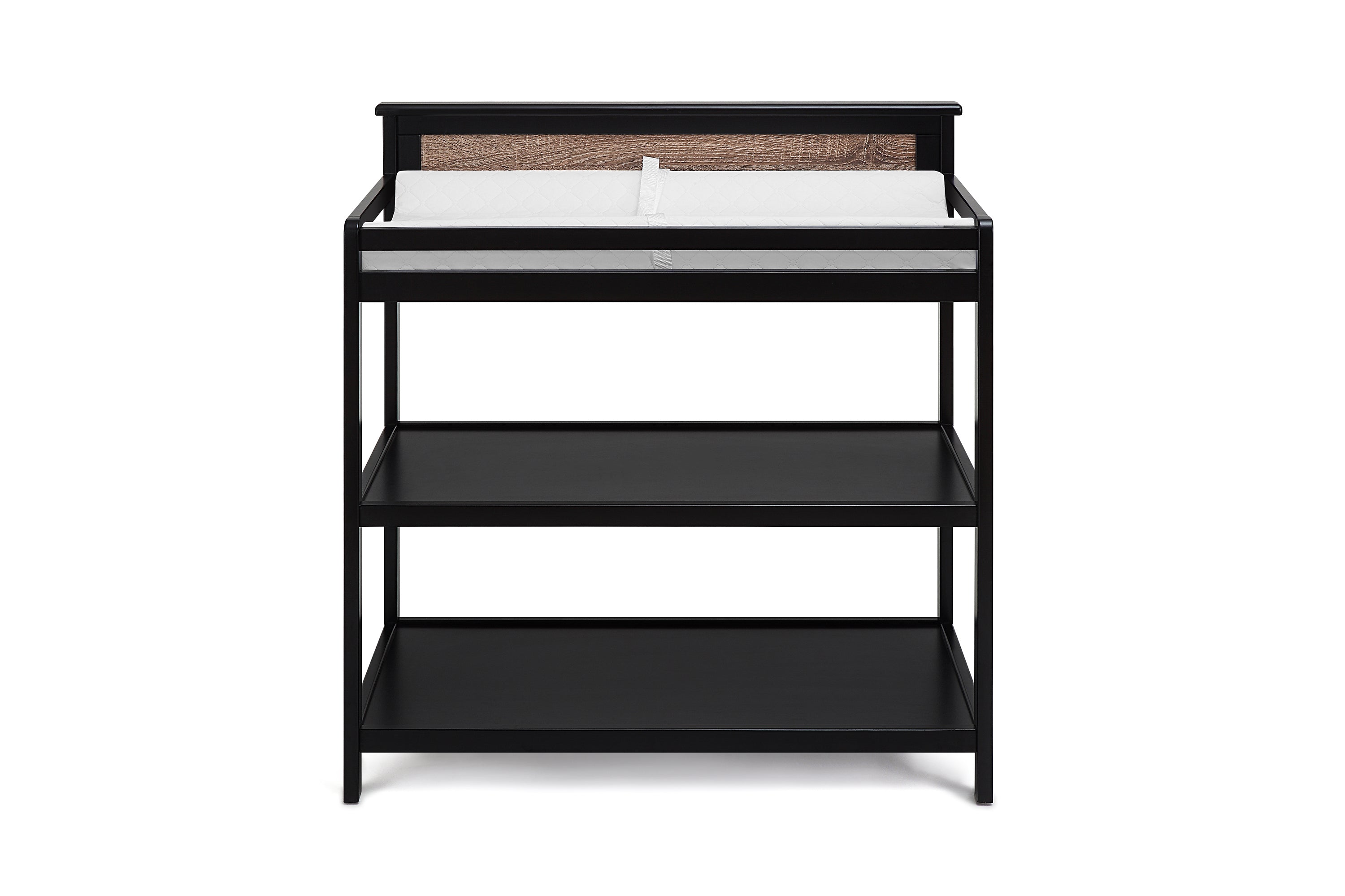 Connelly Changing Table Black/Vintage Walnut - Grand Goldman