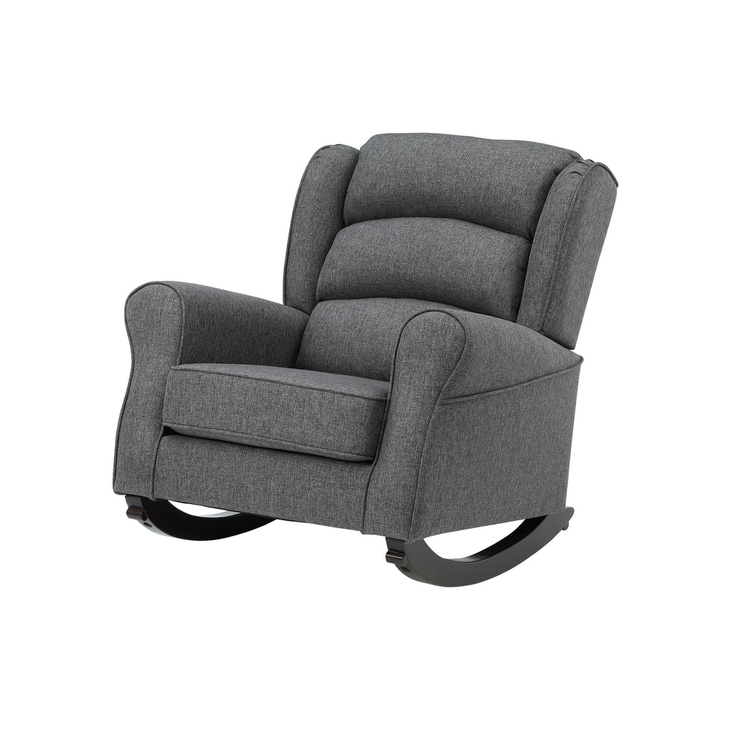 Grey Rocking Chair with Flared Arm - Grand Goldman Shop