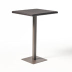 Outdoor 26' x 26' Square PE Rattan Bar Table with Iron Frame, Multibrown - Grand Goldman Shop