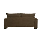 69-inch Two-Seater Sofa with Textured Fabric, Comfortable Upholstered Couch in , Wood and Fabric Frame with Sturdy Plastic Legs for Living Room, Apartment, Office - Grand Goldman Shop