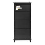 70' Kitchen Pantry Cabinet with 2 Cabinet Shelves,Luxurious Wooden Cupboard with 6 Door Shelves and 3 Drawers for Kitchen, Dining Room,Black - Grand Goldman Shop