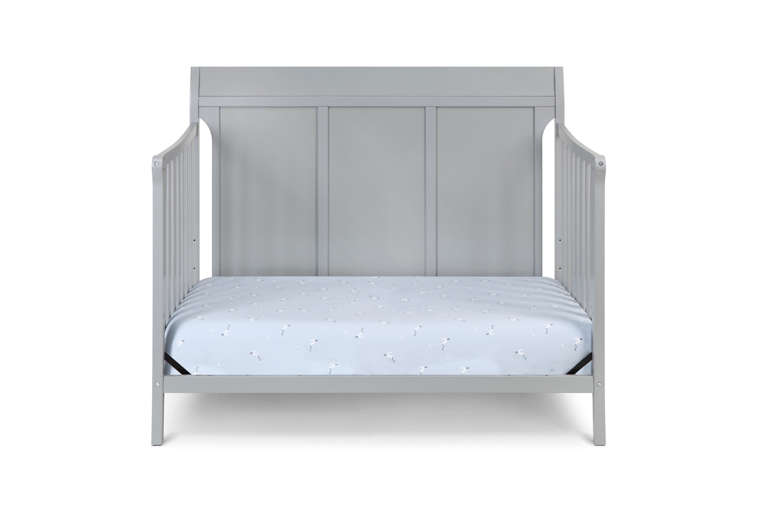 Shailee 4-in-1 Convertible Crib Gray - Grand Goldman