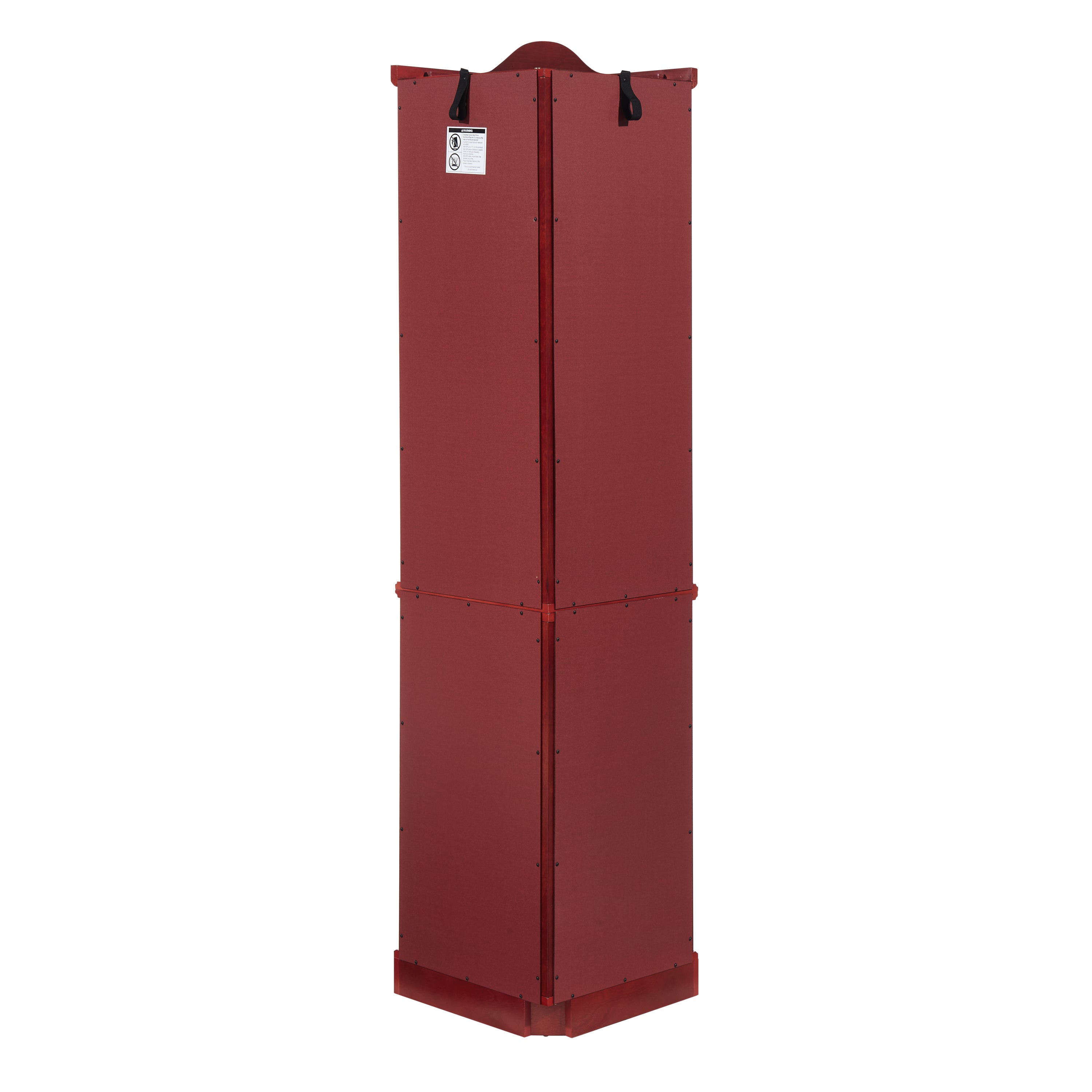 Glass Cabinet Lighted Corner Cabinet Corner Display Curio Cabinet, Glass Display With Light(Included)Bar Cabinet,Wine Cabinet with Adjustable Glass Shelves Carved Decoration Cherry Light(Included) - Grand Goldman Shop