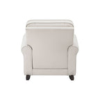 Elvin Beige Fabric Rocking Chair - Grand Goldman Shop
