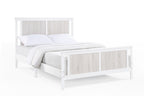 Connelly Full Bed White/Rockport Gray - Grand Goldman