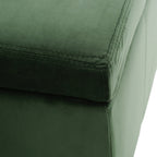 Indoor Forest Green Storage Ottoman Bench - 51.25''L Upholstered Entryway Bench with Hidden Storage, 300lbs Weight Capacity for Living Room, Bedroom & Hallway - Grand Goldman Shop