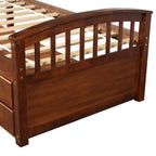 Orisfur. Twin Size Platform Storage Bed Solid Wood Bed with 6 Drawers - Grand Goldman Shop