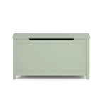 Kids Wooden Toy Box Storage with Safety Hinged Lid for Ages 2+ (Sage) | Premium Home Decor - Grand Goldman