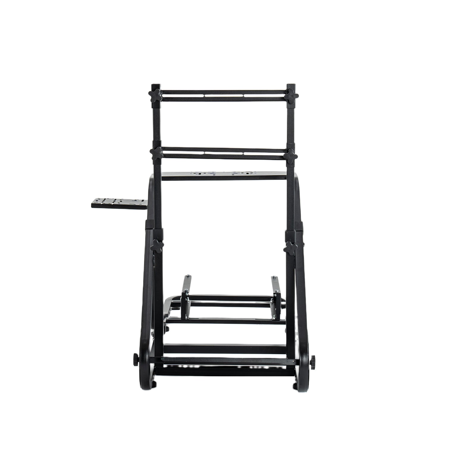 Enhanced and stable racing wheel cockpit, compatible with Fanatec, PXN, Thrustmaster, and Logitech adjustable driving simulat