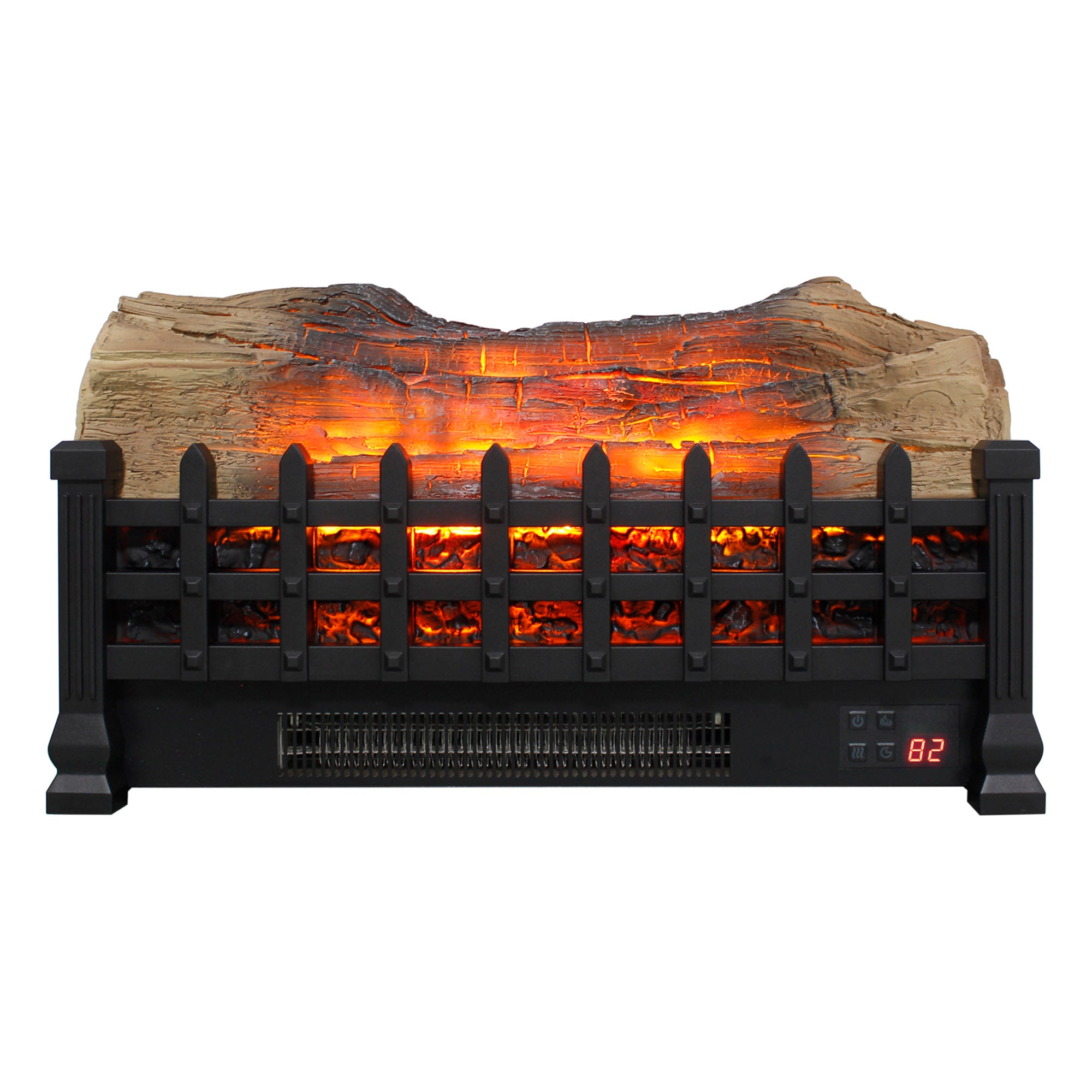 20 inch Electric Fireplace  3D Log set insert, Free Standing Fireplace Heater for Indoor - Grand Goldman Shop