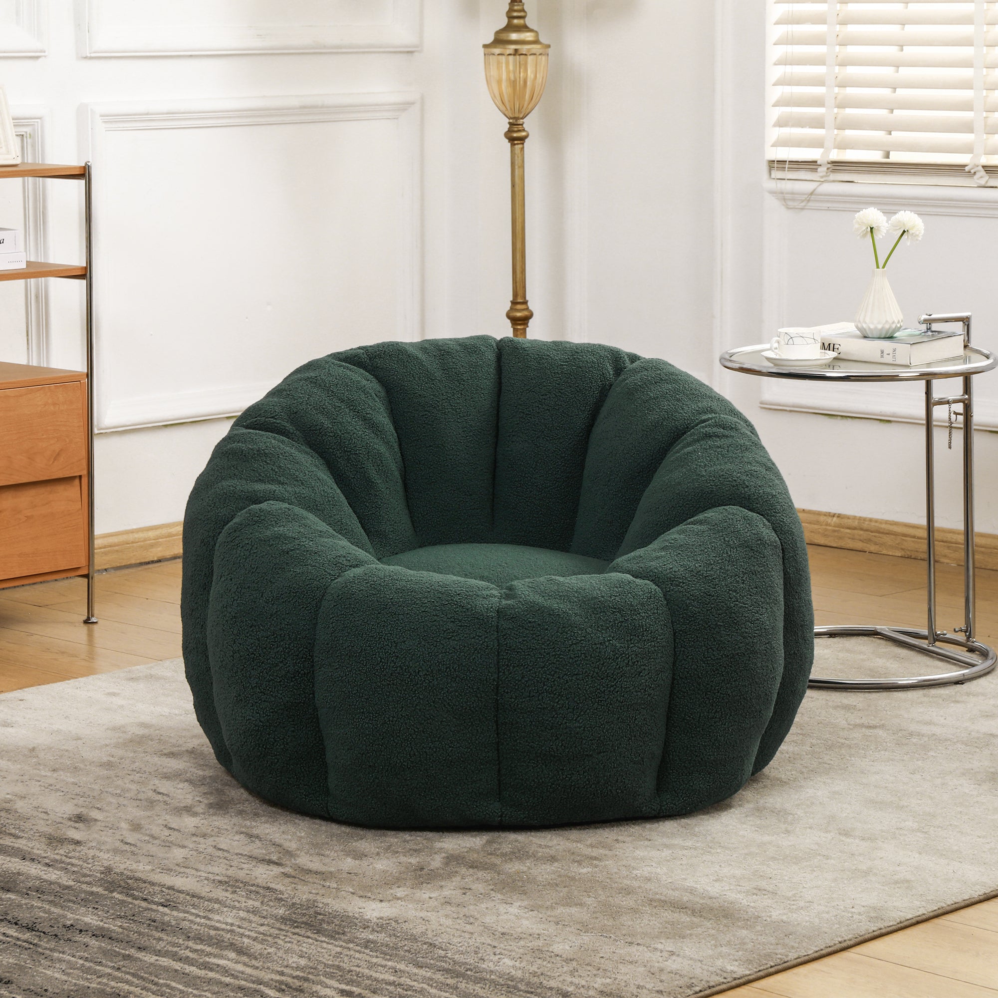 Bean Bag Chair, Bean Bag Sofa Chair with Armrests Stuffed High-Density Foam, Lazy Sofa Comfy Chairs BeanBag Chair for Adults in Living Room,Bedroom Reading - Grand Goldman Shop
