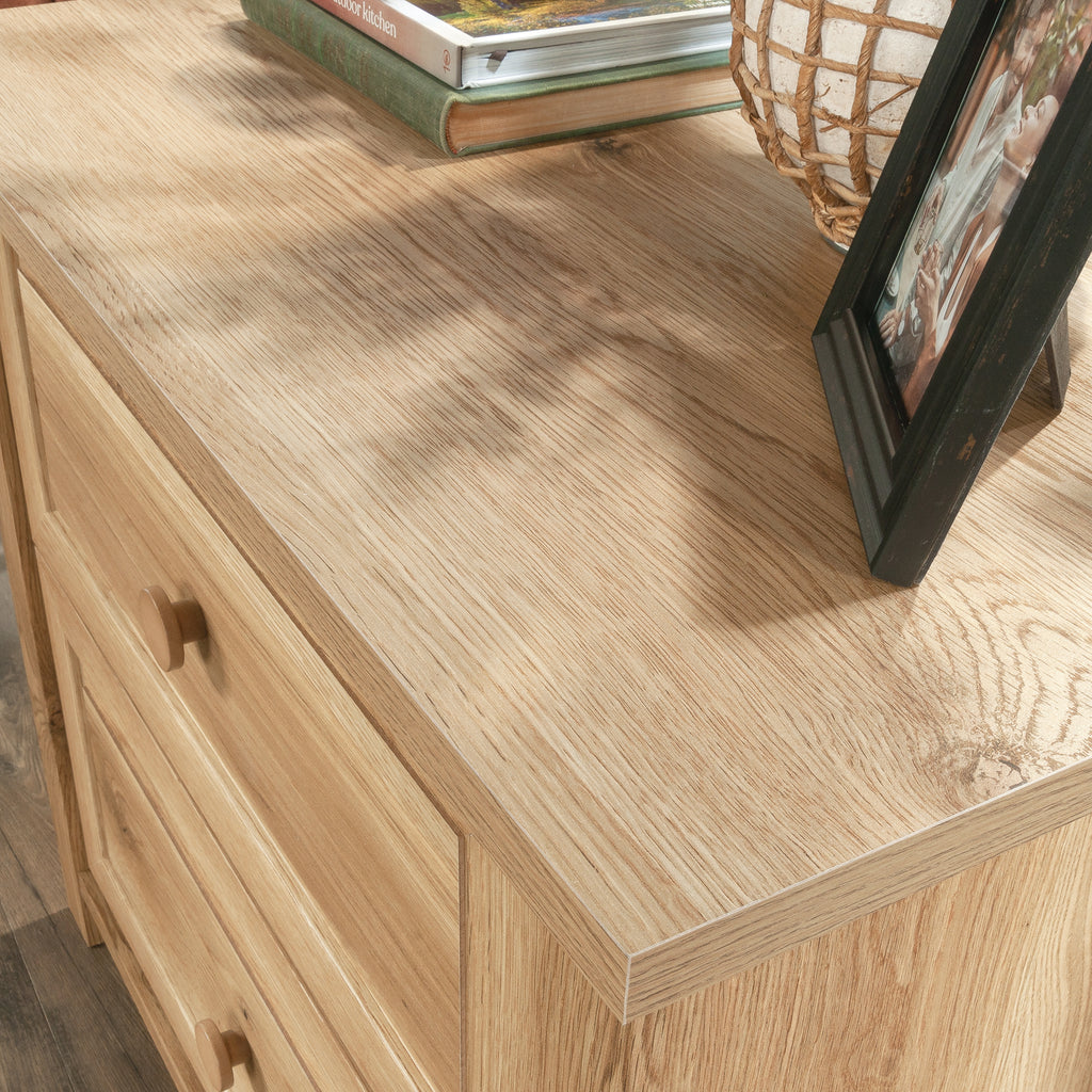 Lateral File with Farmhouse Style, Brown finish | Premium Home Decor - Grand Goldman