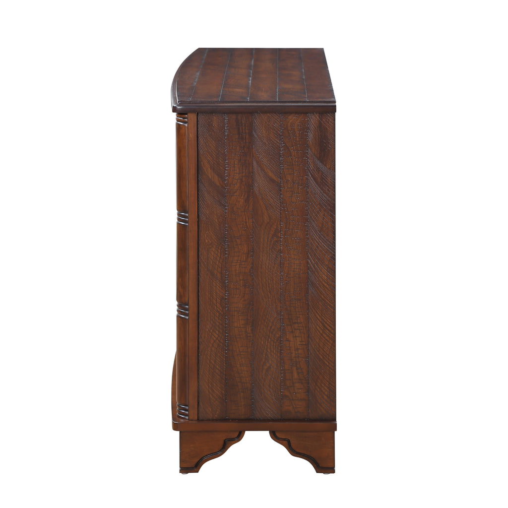 40'  Console Table with Storage Shelf, Retro Entryway Table with Adjustable Storage Shelf, Sofa Couch Table for Hallway, Entry Way, Living Room, Foyer, Light Espresso - Grand Goldman Shop