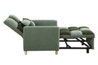 Convertible Sleeper Sofa Chair Bed, Adjustable Chair with Pillow, Multi-Functional Sleeper Chair with Soft Teddy Fabric for Living Room, Dorm, Apartment, Bedroom or Office - Grand Goldman Shop