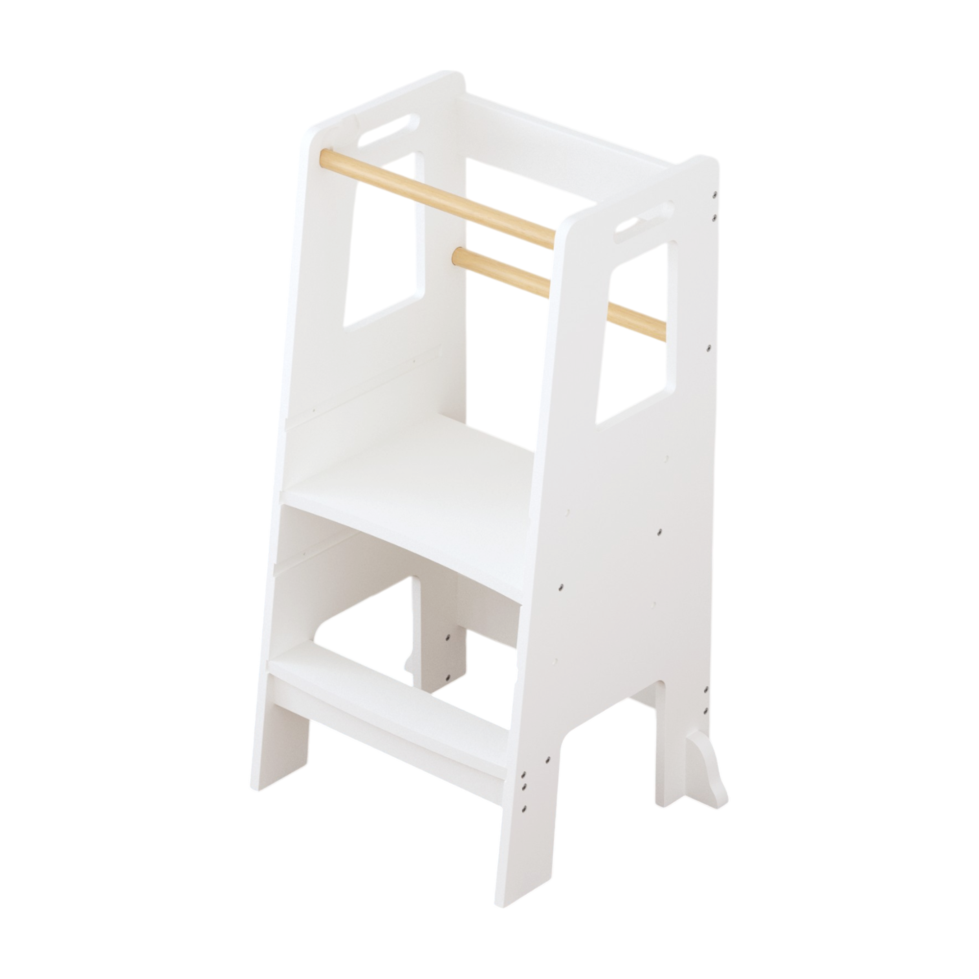 Kids Standing Tower, Child Kitchen Step Stool Toddler Wood Stepping Stool - Children's Montessori Stool - Adjustable Height, 