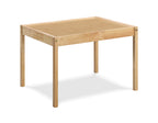 Della 3-Piece Solid Wood Kids Table & Two Chair Set, Natural | Premium Home Decor - Grand Goldman