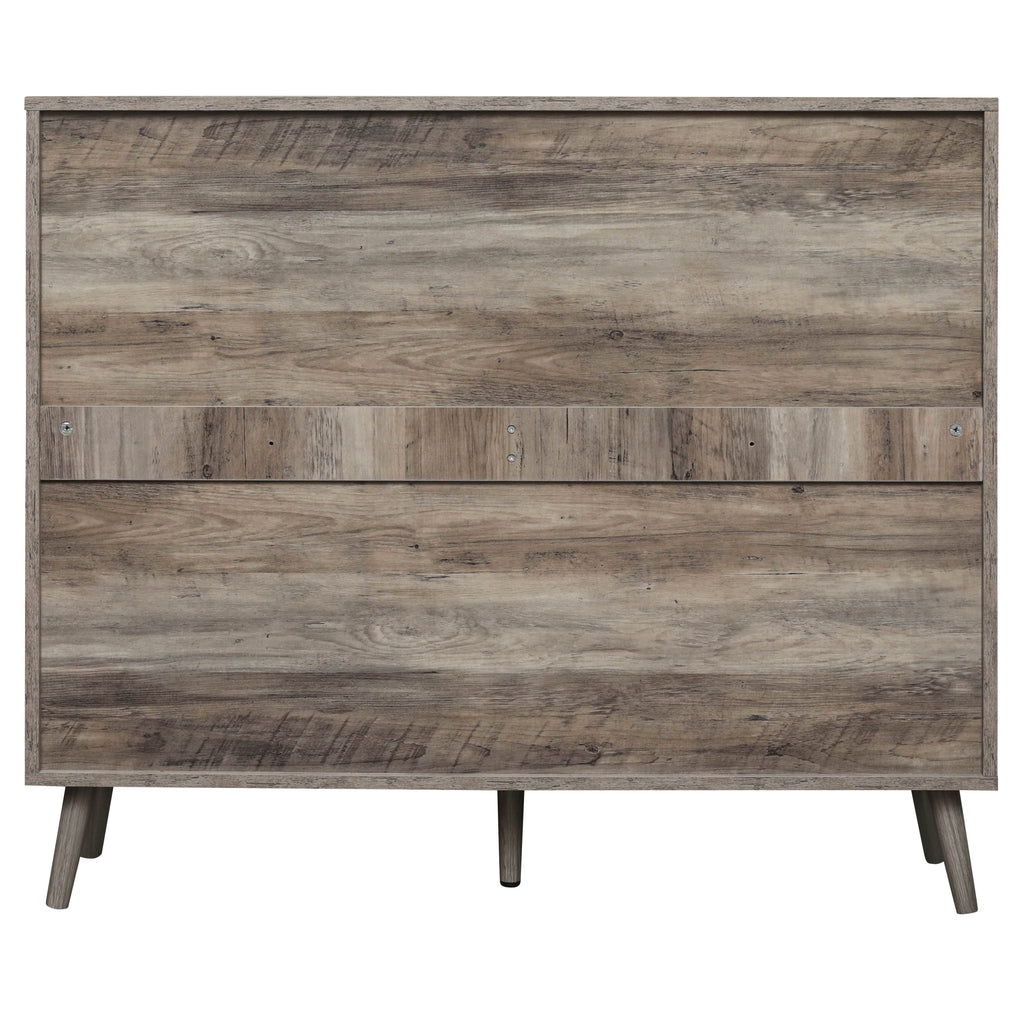 4 Door Shoe Rack, Freestanding Modern Shoe Storage Cabinet, for Entryway - Grand Goldman Shop