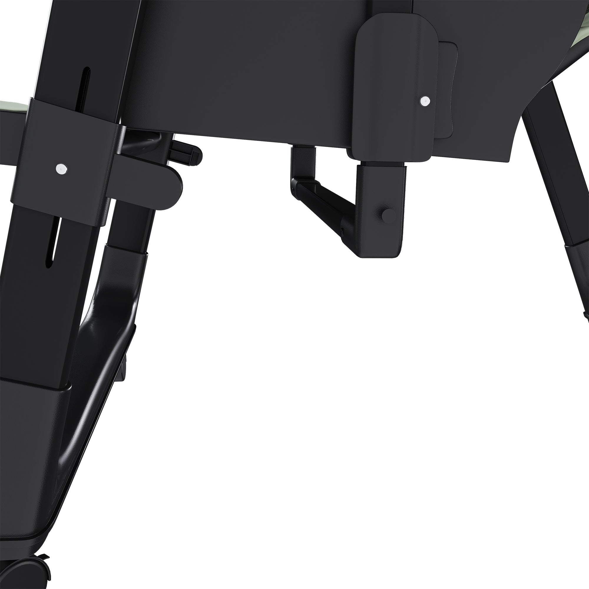 Convertible Baby High Chair to Rocker with 5-Point Harness, Foldable Infant Feeding Chair in Dark Green with Removable 2-Tier