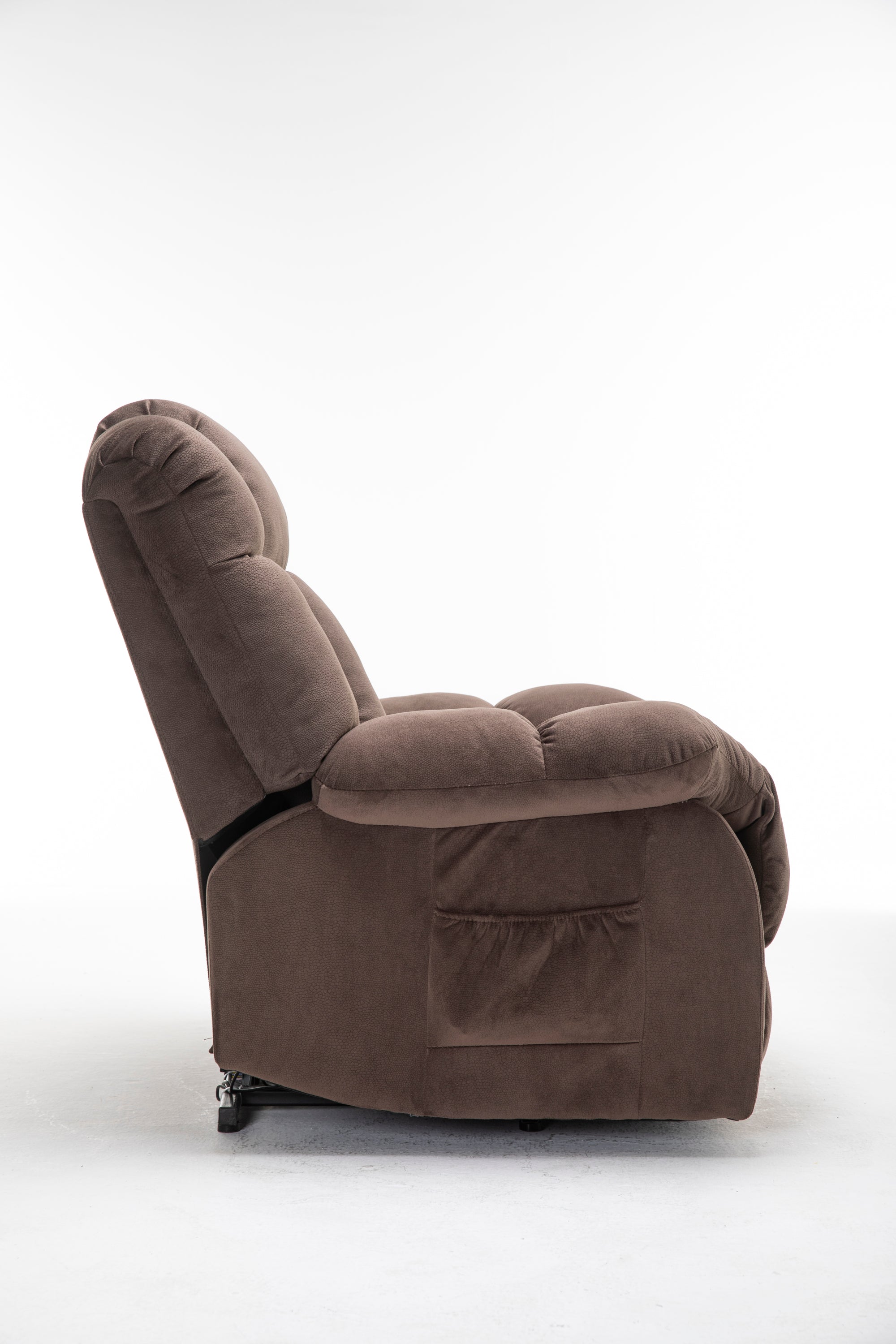 Power Lift Recliner Chair for Elderly- Heavy Duty and Safety Motion Reclining Mechanism-Fabric Sofa Living Room Chair - Grand Goldman Shop