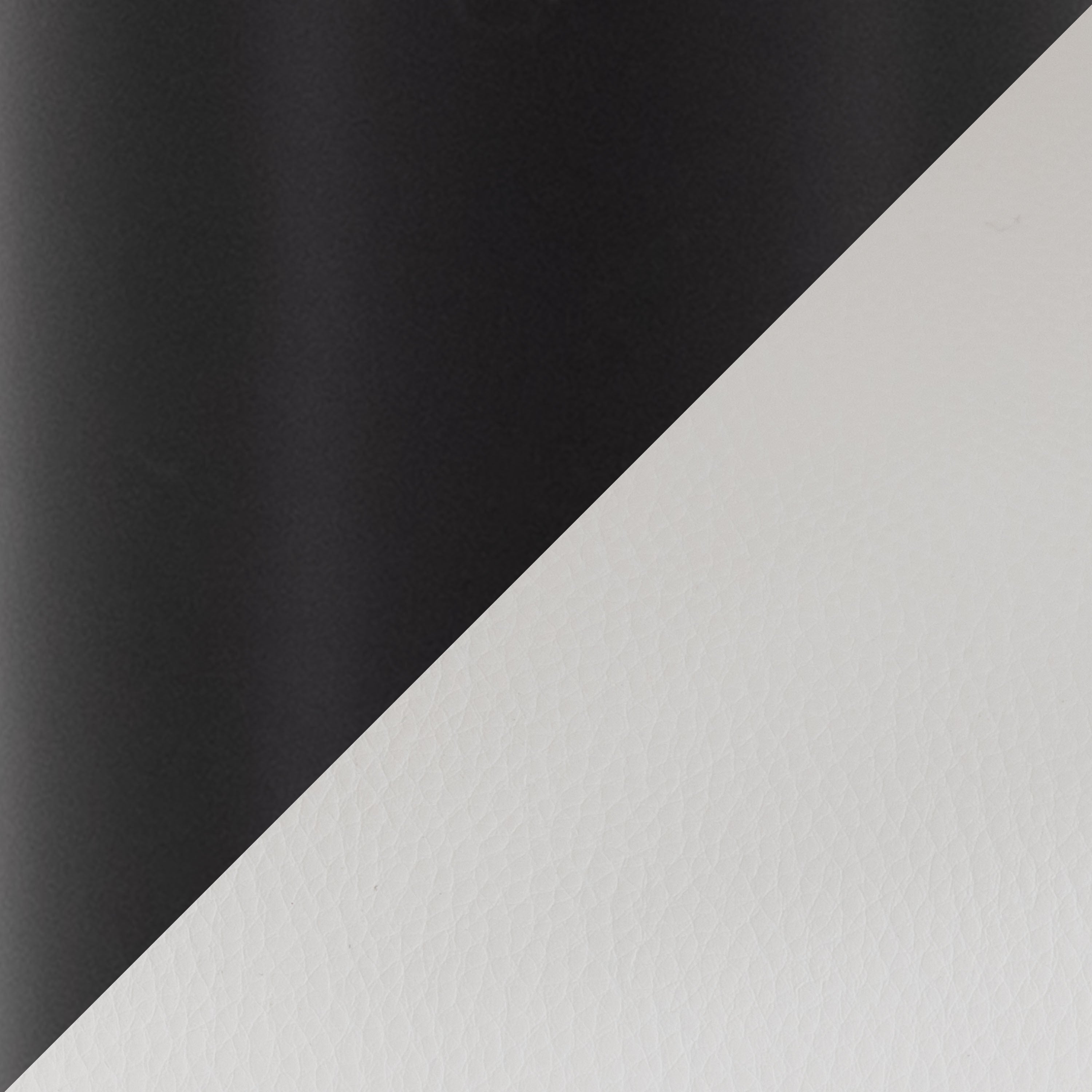 Contemporary Task Chair in Black Metal and White Faux Leather | Premium Home Decor - Grand Goldman