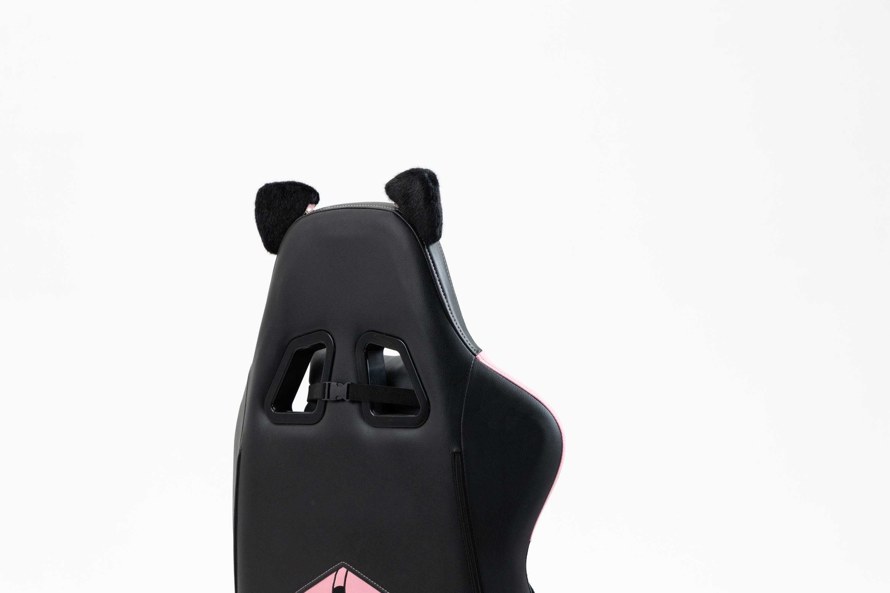 Cute Cat Gaming Chair with Paw Lumbar Cushion, PC Video Gamer Chair for Girl Teen Woman (Black) | Premium Home Decor - Grand 