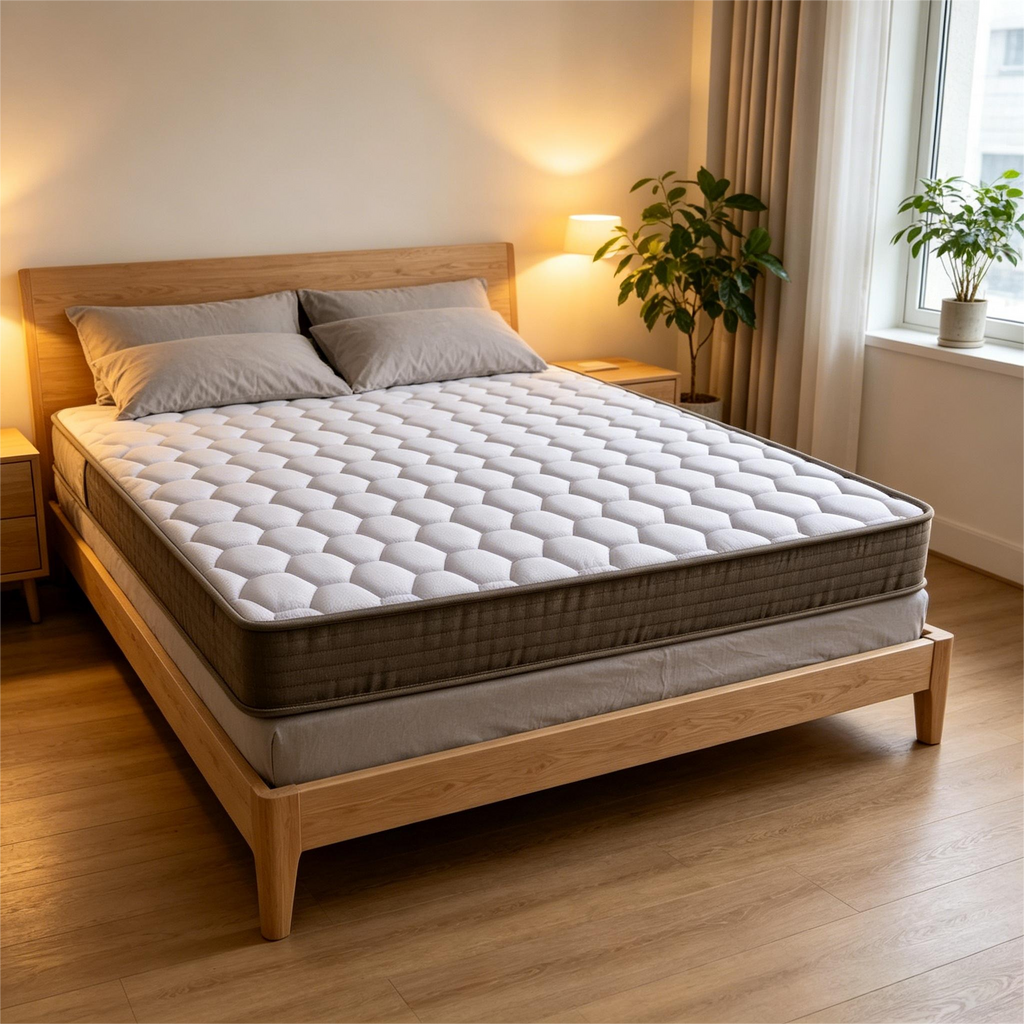6 Inch Soft-Medium Firmness Pocket Spring Mattress - Pocket Coil Mattress, Twin size. - Grand Goldman Shop