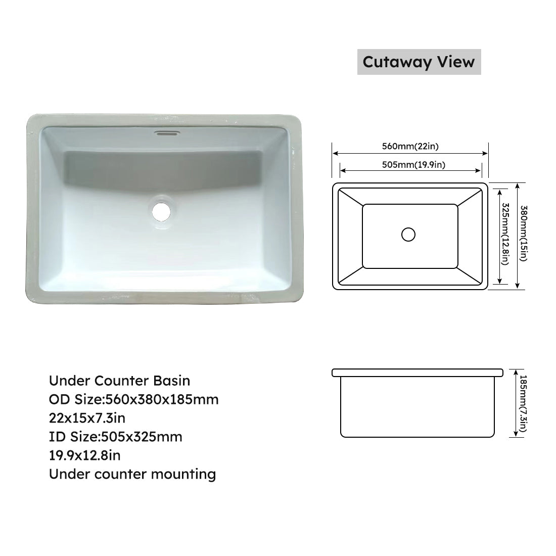 Montary 37inch bathroom vanity top stone carrara gold new style tops with rectangle undermount ceramic sink and 3 faucet hole for bathroom cabinet - Grand Goldman Shop