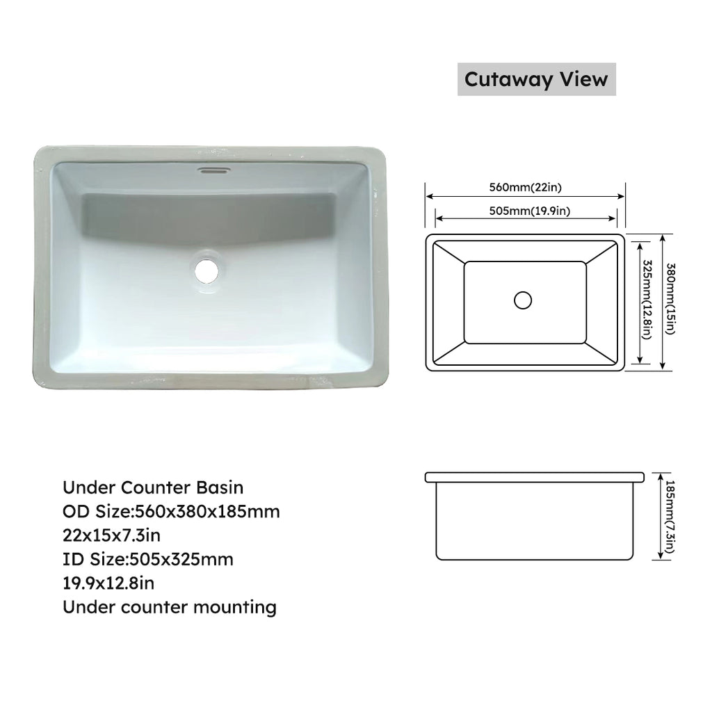Montary 37inch bathroom vanity top stone carrara gold new style tops with rectangle undermount ceramic sink and single faucet hole - Grand Goldman Shop