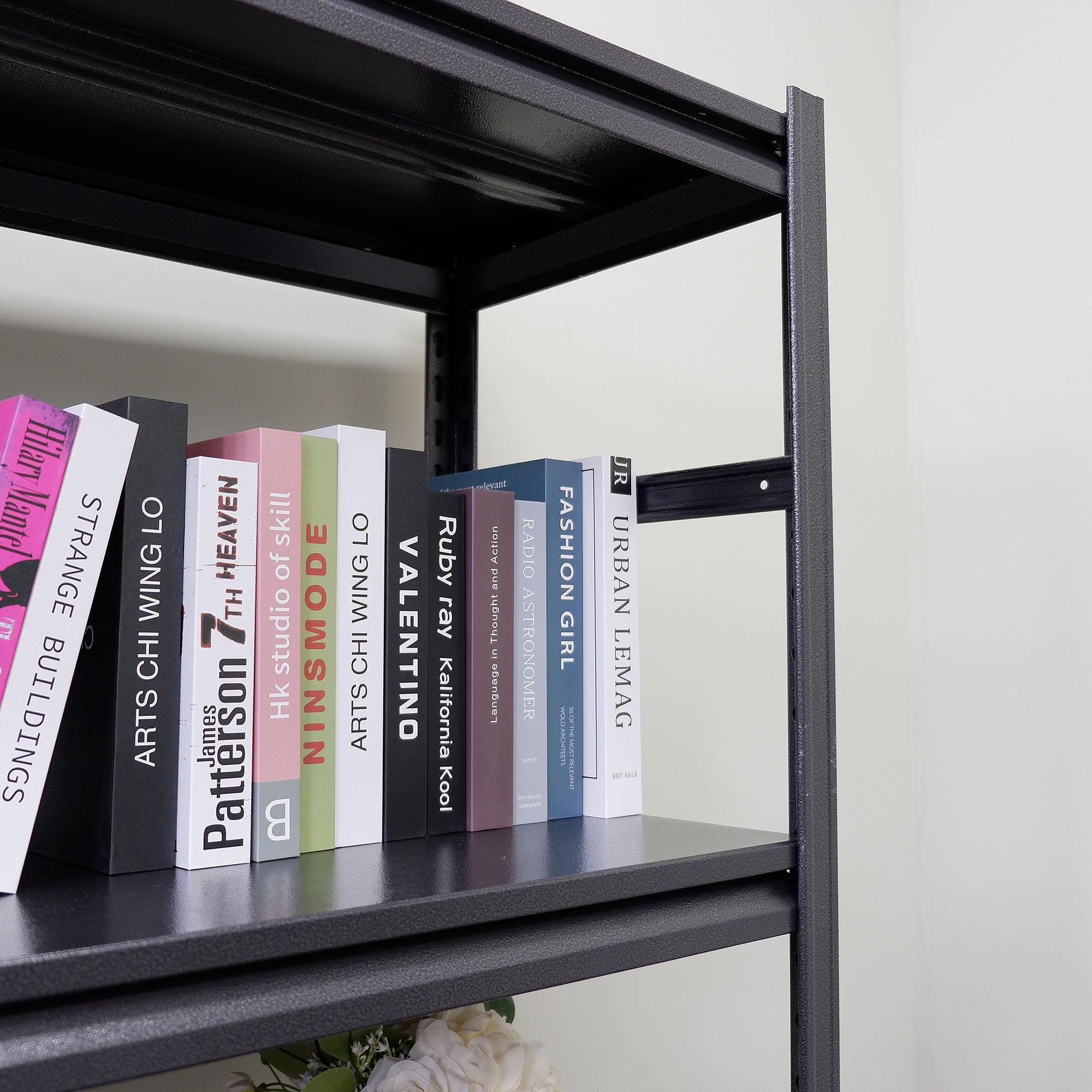 Storage Shelves 5 Tier Heavy Duty Metal Shelving Unit Adjustable Shelving Units and Storage Rack Kitchen Garage Shelf H72 * W35.4 * D15.7 - Grand Goldman Shop