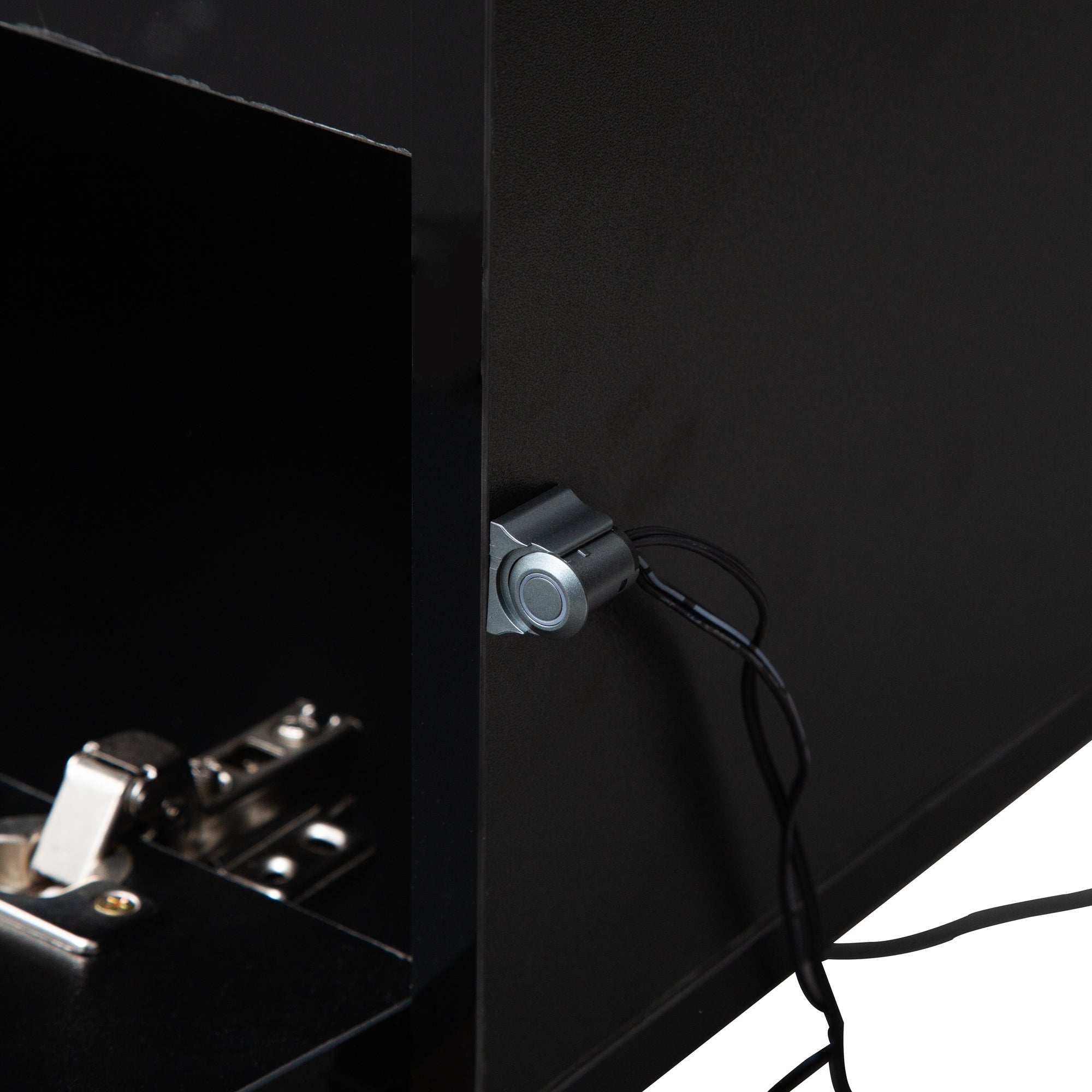 Floating TV Stand, Wall Mounted TV Shelf with Led Lights & Power OutletTV Cabinet for Black tv Stands for Living Room - Grand Goldman Shop