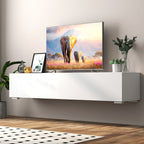 Modern Entertainment Center with Storage   Media Console for Living Room - Grand Goldman Shop