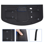 Soozier Poker Table Foldable, 72' Blackjack Table for 7 Players with Chip & Cup Holder, Blue Felt | Premium Home Decor - Gran