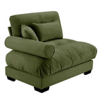 Milano Sofa LSF W/3 pillows - green - Grand Goldman Shop