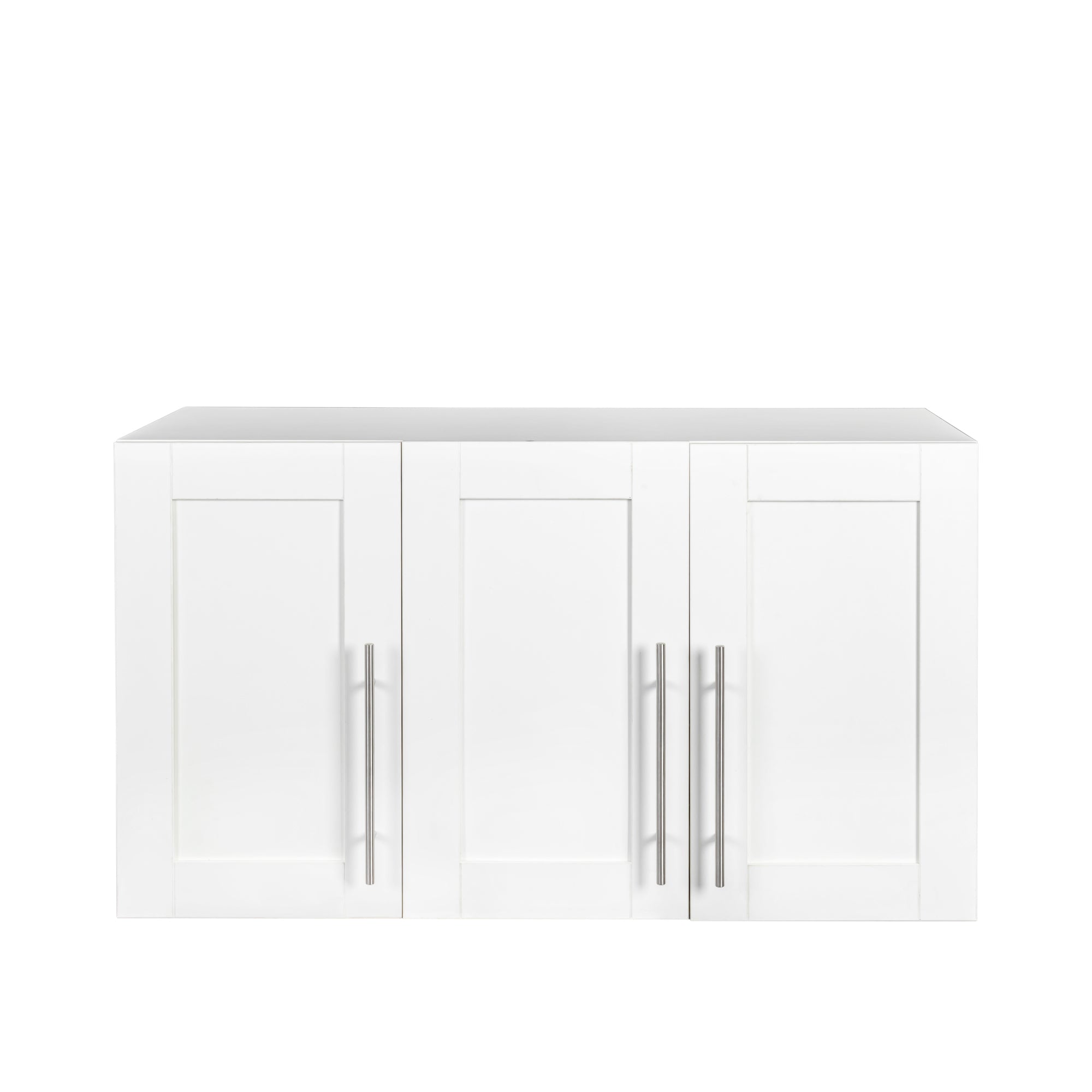 Stackable Wall Mounted Storage Cabinet, 15.75 'D x 35.43' W x 19.69 'H, White - Grand Goldman Shop
