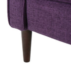 Macedonia Mid-Century Modern Button Tufted Fabric Recliner - Grand Goldman Shop