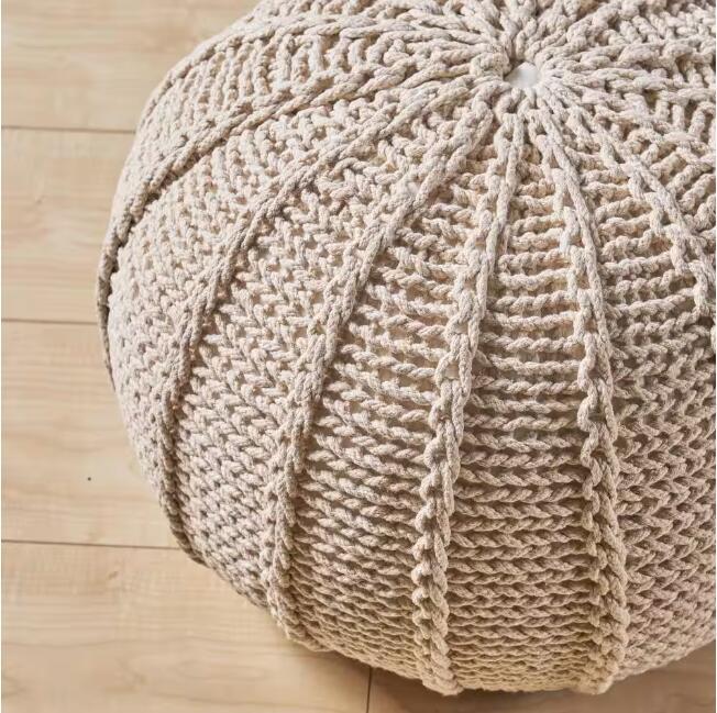 KNITED POUF - Grand Goldman Shop