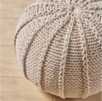 KNITED POUF - Grand Goldman Shop