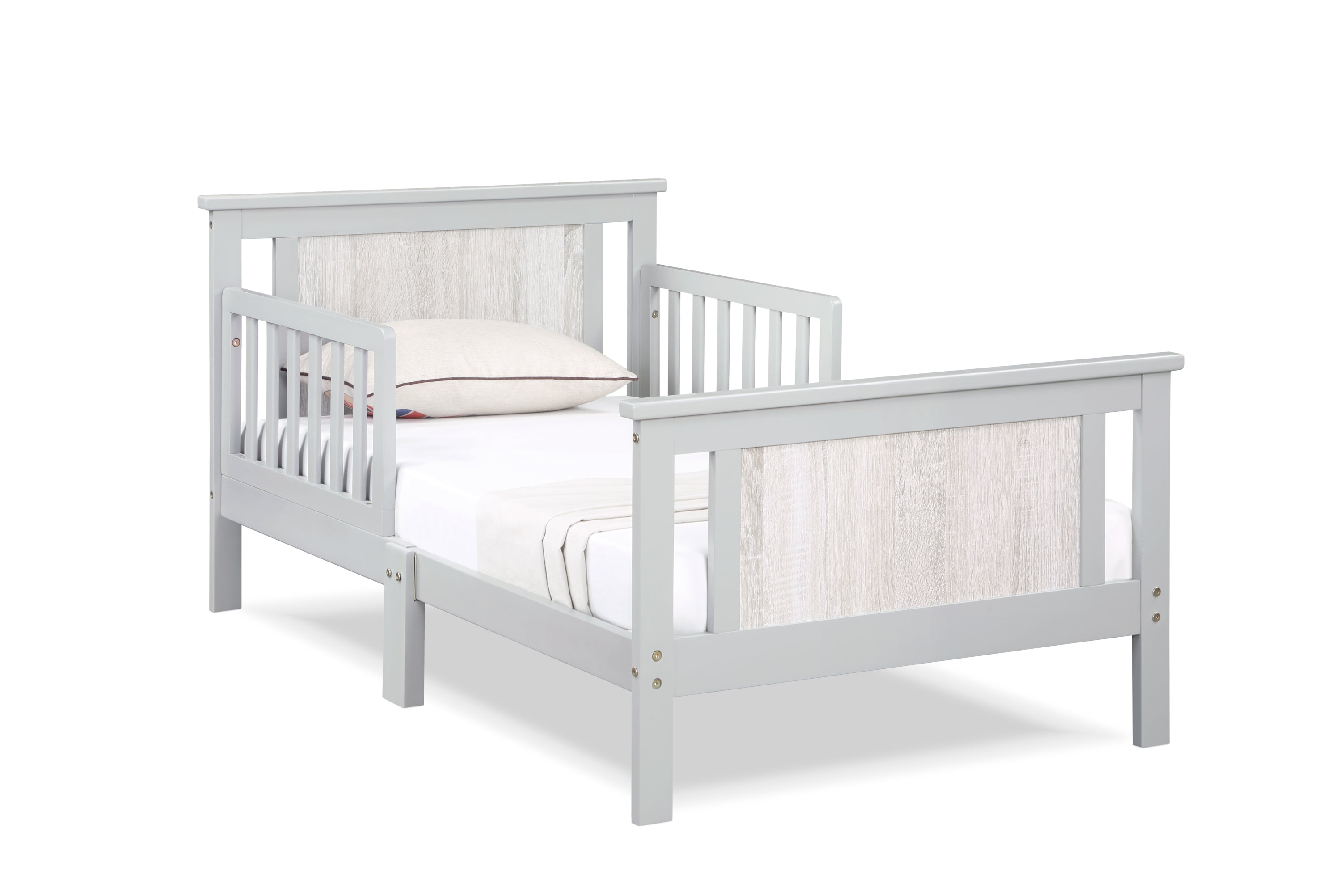 Connelly Reversible Panel Toddler Bed Gray/Rockport Gray - Grand Goldman
