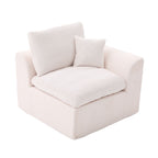 UNITED WE WIN Modular Sectional Sofa Cloud Couch,Comfy Cloud Modern Sofa,2 Seater with Cushion Covers Removable Furniture for Living Room Bedroom Apartments Dorms,No Assembly Required - Grand Goldman Shop