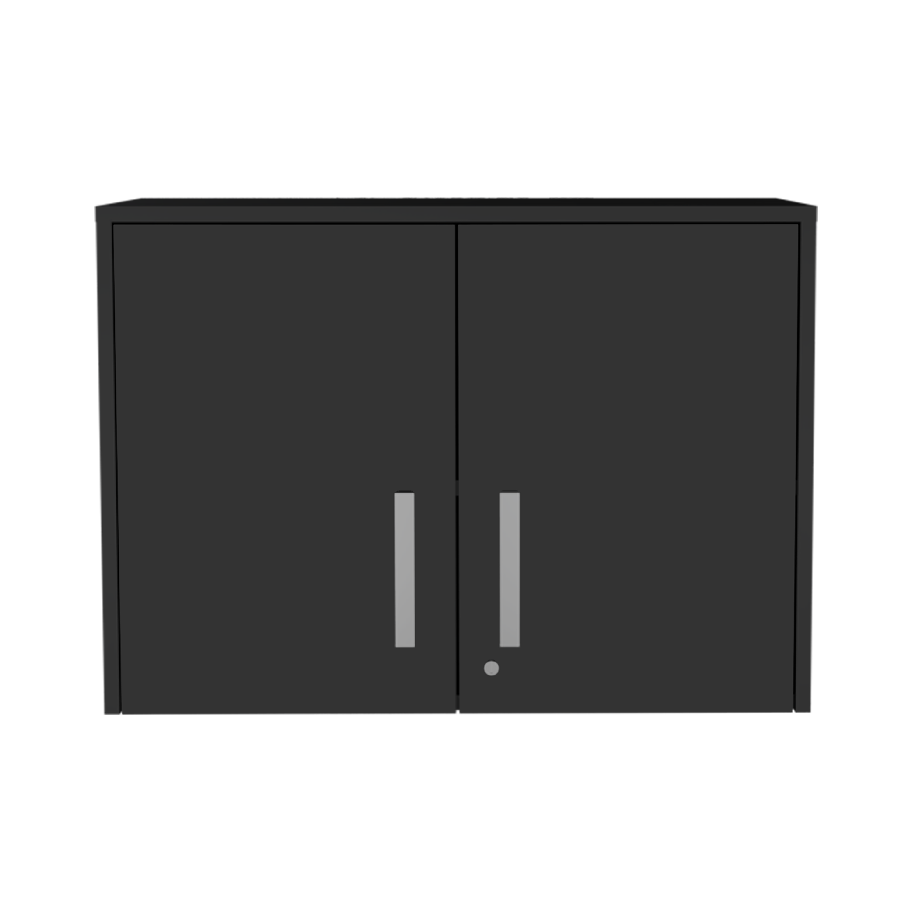 Wall Storage Cabinet Lions, 3 Shelves, Double Door, Black Wengue Finish | Premium Home Decor - Grand Goldman
