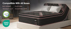 Queen Size Mattress,10 Inch Hybrid Mattress, Individually Pocketed Innerspring, Medium Firm - Grand Goldman Shop
