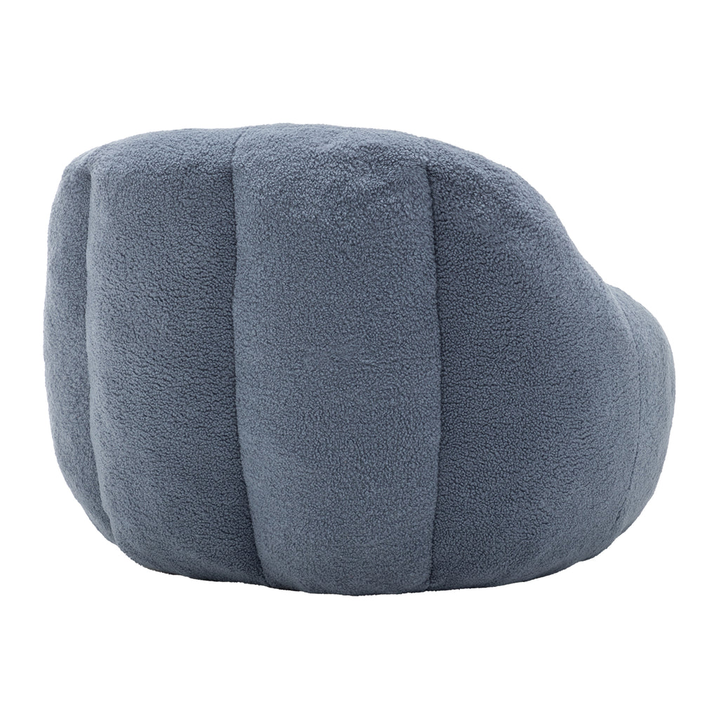 Comfy Bean Bag Chair with Memory Foam Filler – Tufted Soft Stuffed Bean Bag Sofa for Dorm, Apartment, or Living Room – Light Blue - Grand Goldman Shop