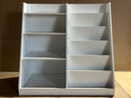 New Kids Bookshelf and Toy Storage Organizer, Multifunctional 4 Tier Wooden Kids Book Shelf with  Bookcase Display Stand in K